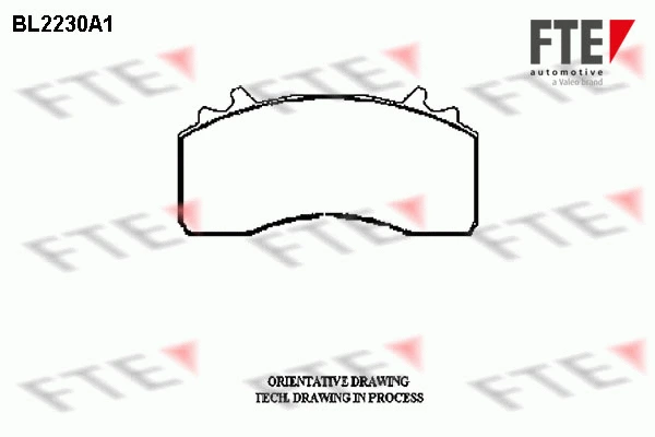 Brake Pad Set, disc brake (BL2230A1)
