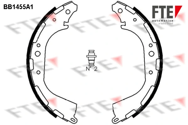 Brake Shoe Set (BB1455A1)