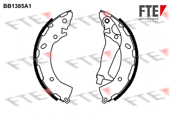 Brake Shoe Set (BB1385A1)