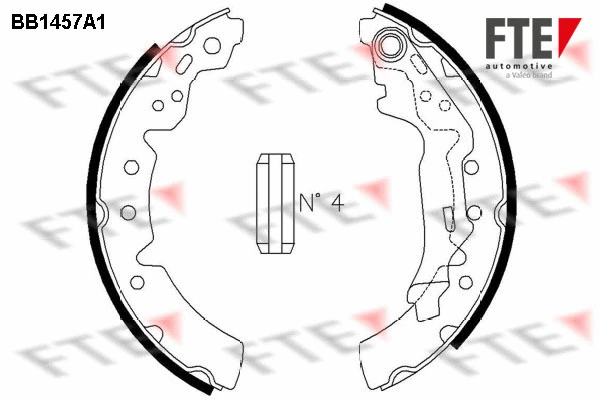 Brake Shoe Set (BB1457A1)