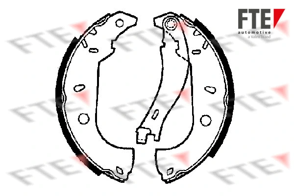 Brake Shoe Set (BB1101A2)