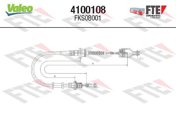 Cable Pull, clutch control (4100108)