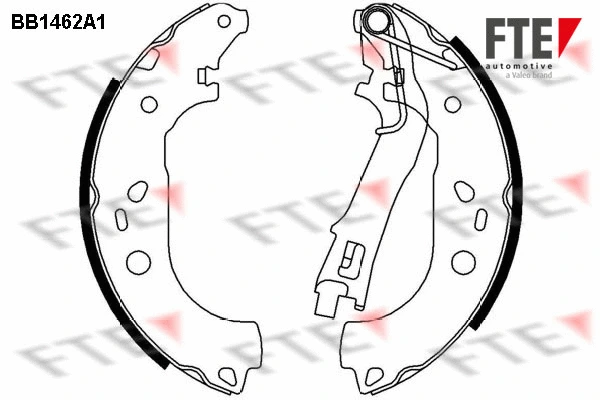 Brake Shoe Set (BB1462A1)
