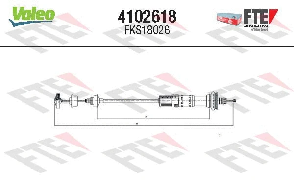 Cable Pull, clutch control (4102618)