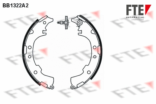 Brake Shoe Set (BB1322A2)