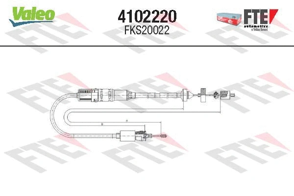 Cable Pull, clutch control (4102220)