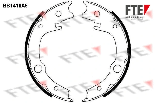 Brake Shoe Set, parking brake (9100143)