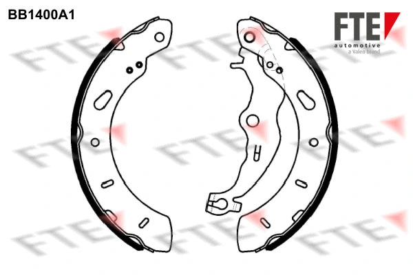 Brake Shoe Set (BB1400A1)