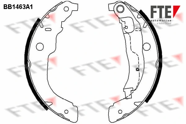 Brake Shoe Set (BB1463A1)