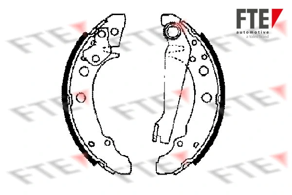 Brake Shoe Set (BB1017A1)