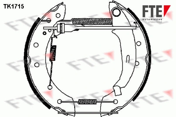 Brake Shoe Set (TK1715)