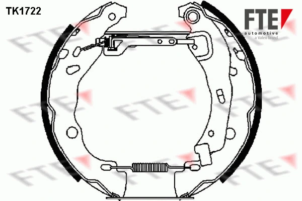 Brake Shoe Set (9110007)