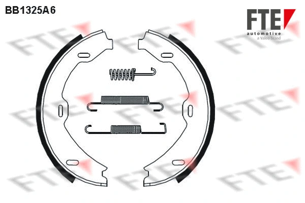Brake Shoe Set, parking brake (9100083)