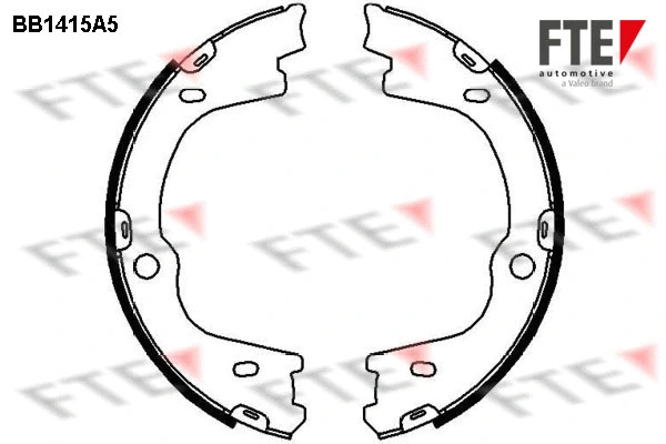Brake Shoe Set, parking brake (BB1415A5)
