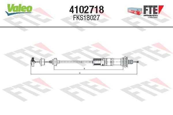 Cable Pull, clutch control (4102718)