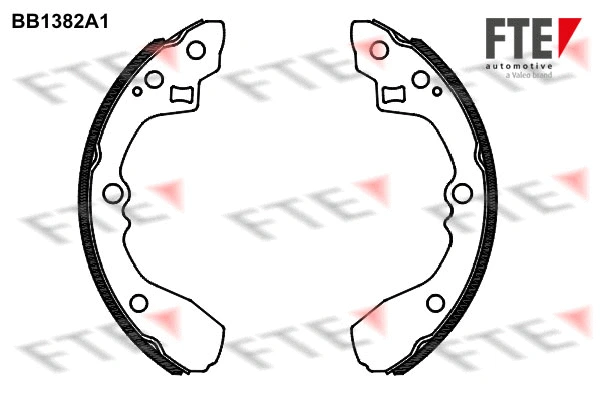 Brake Shoe Set (BB1382A1)