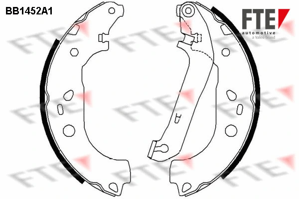 Brake Shoe Set (BB1452A1)