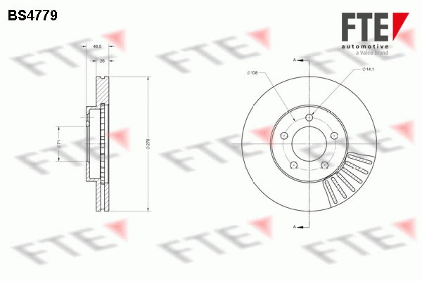 Brake Disc (BS4779)