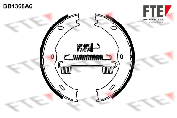 Brake Shoe Set, parking brake (BB1368A6)