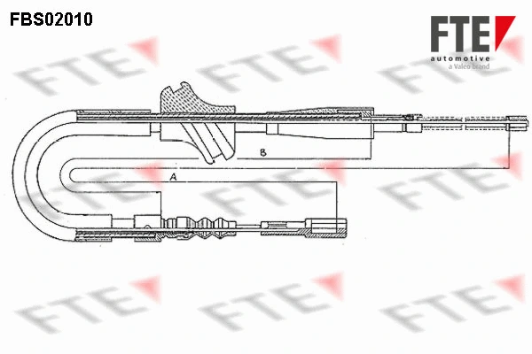 Cable Pull, parking brake (FBS02010)
