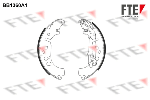 Brake Shoe Set (BB1360A1)