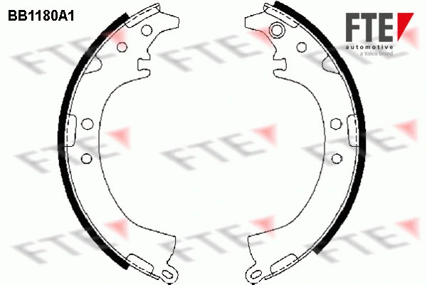 Brake Shoe Set (9100042)