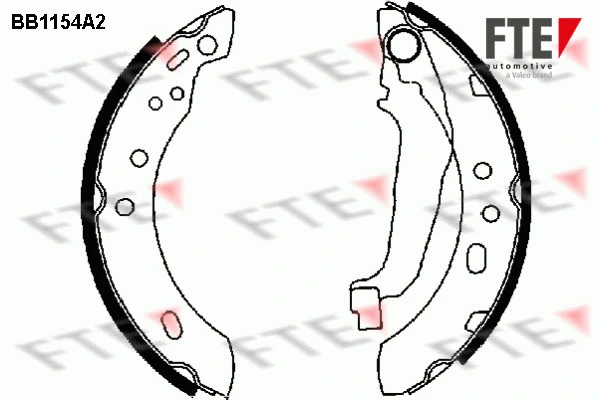 Brake Shoe Set (BB1154A2)