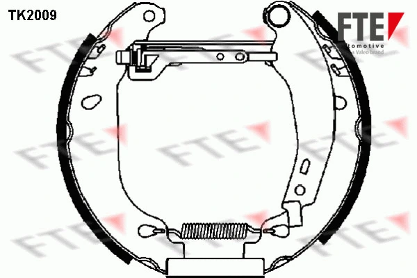 Brake Shoe Set (TK2009)