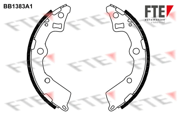 Brake Shoe Set (BB1383A1)