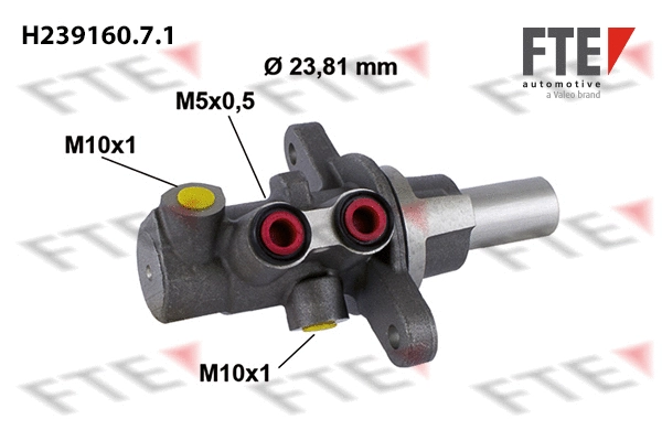 Brake Master Cylinder (H239160.7.1)