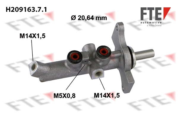 Brake Master Cylinder (H209163.7.1)