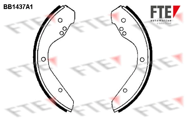 Brake Shoe Set (BB1437A1)
