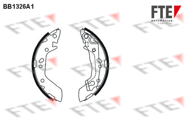 Brake Shoe Set (BB1326A1)