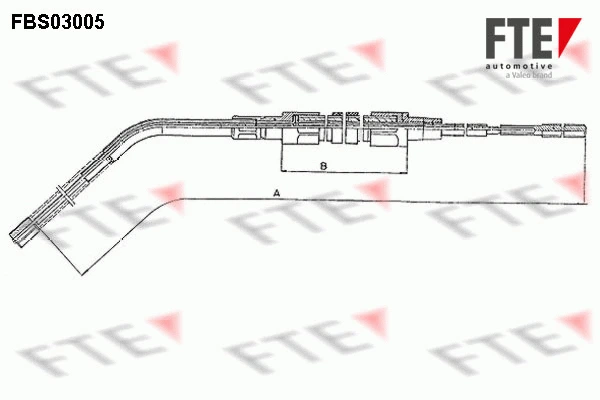 Cable Pull, parking brake (FBS03005)