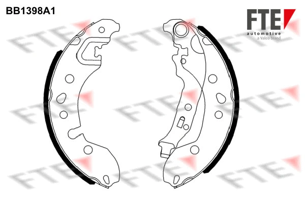 Brake Shoe Set (BB1398A1)
