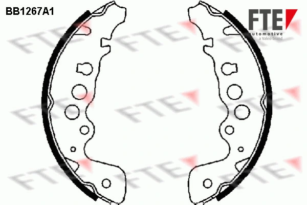 Brake Shoe Set (BB1267A1)