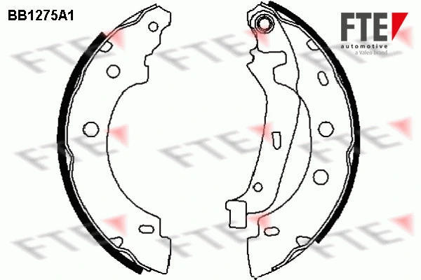 Brake Shoe Set (BB1275A1)