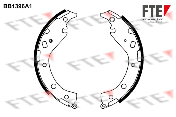 Brake Shoe Set (BB1396A1)