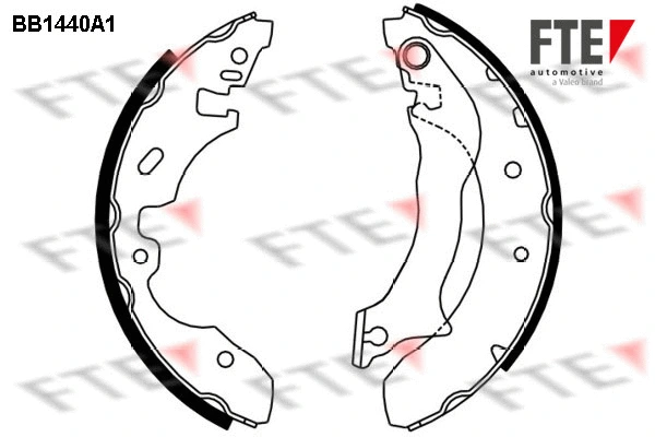 Brake Shoe Set (BB1440A1)