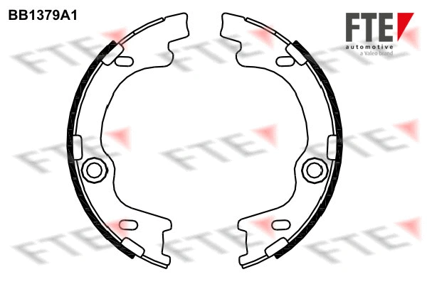 Brake Shoe Set, parking brake (BB1379A1)