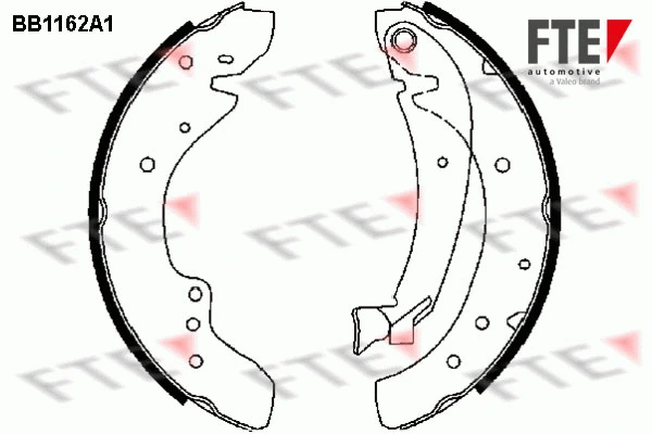 Brake Shoe Set (BB1162A1)