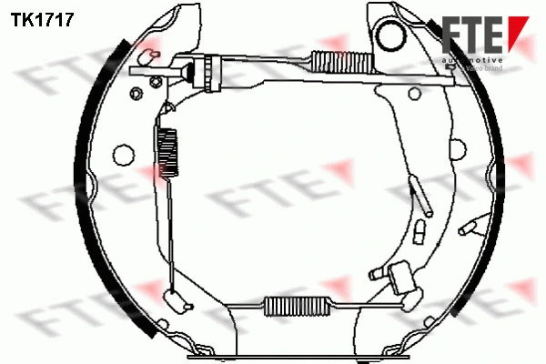 Brake Shoe Set (TK1717)