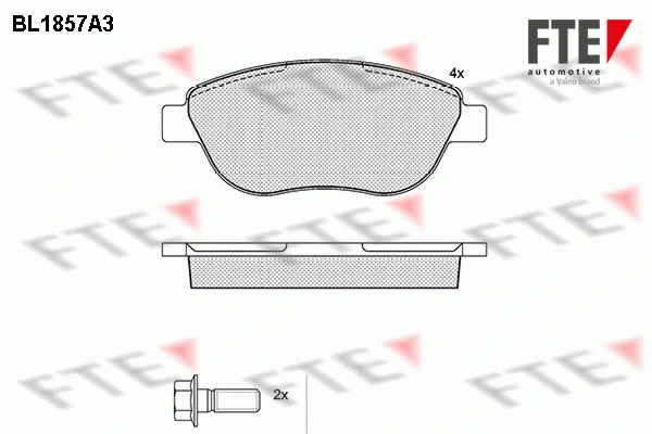 Brake Pad Set, disc brake (9010430)