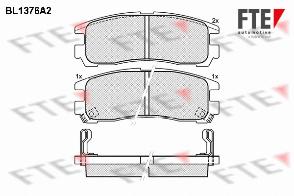 Brake Pad Set, disc brake (9010153)