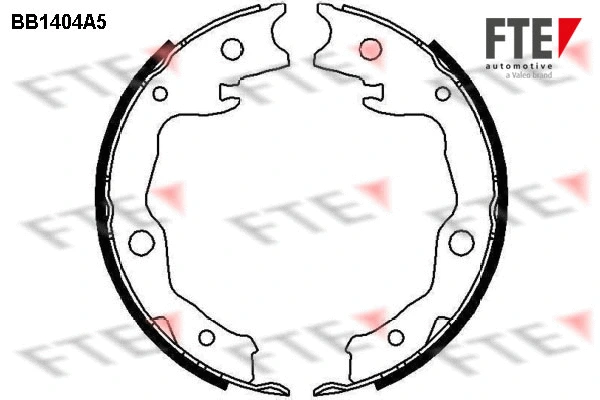 Brake Shoe Set, parking brake (BB1404A5)