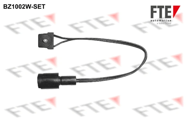 Warning Contact, brake pad wear (BZ1002W-SET)