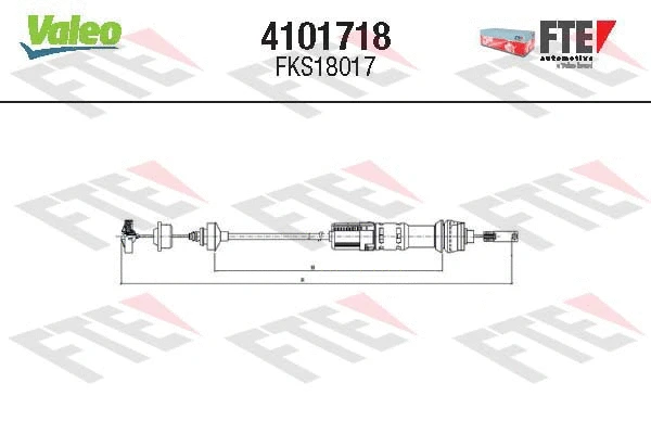 Cable Pull, clutch control (4101718)