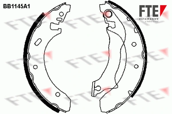 Brake Shoe Set (BB1145A1)