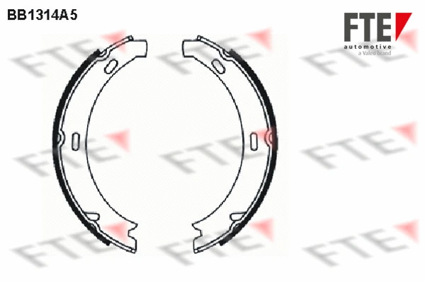 Brake Shoe Set, parking brake (BB1314A5)