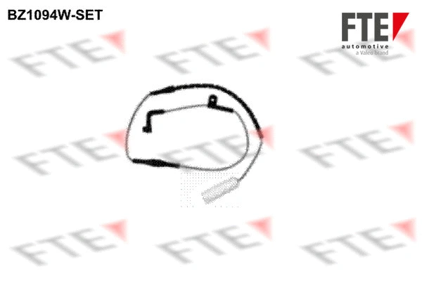 Warning Contact, brake pad wear (BZ1094W-SET)